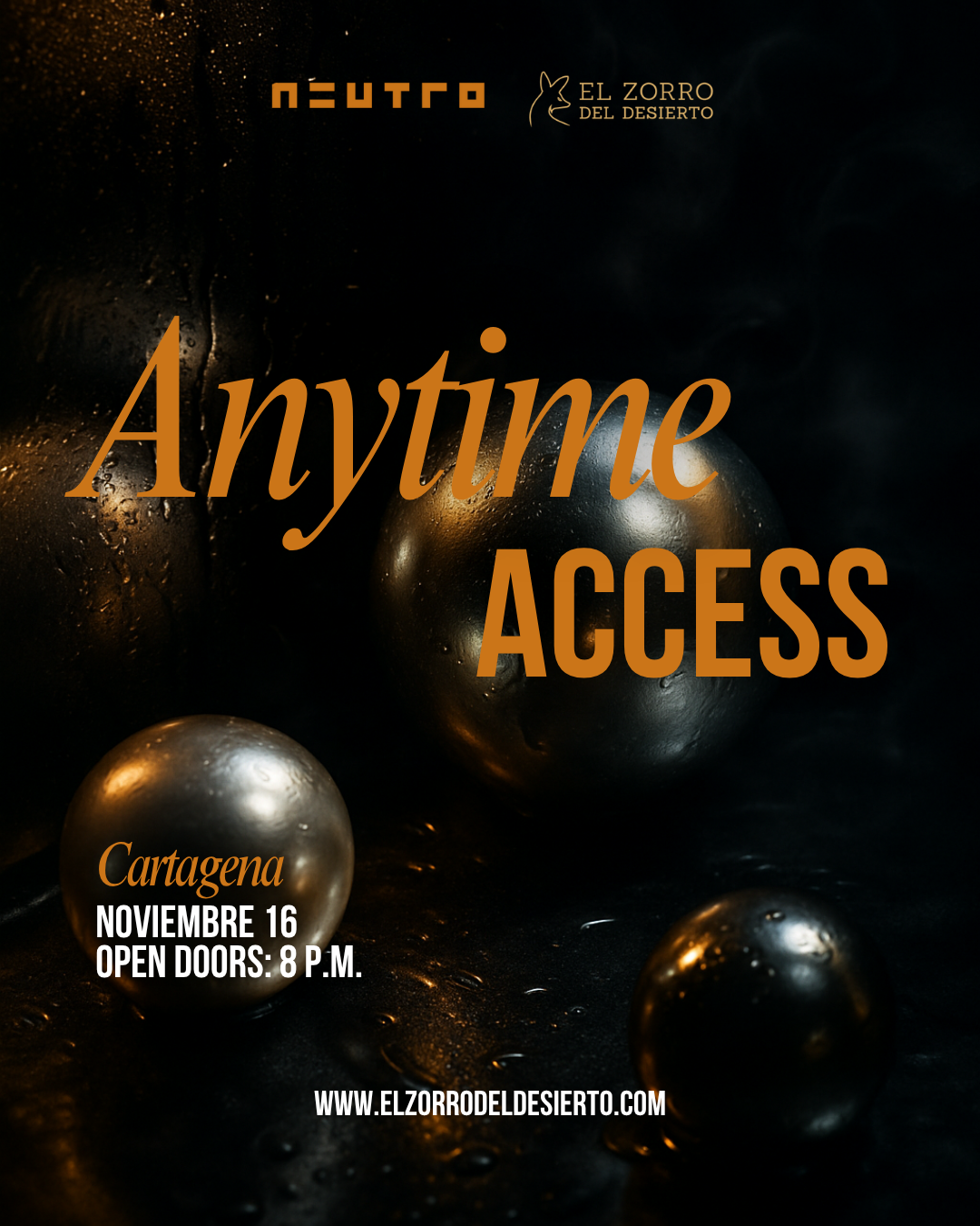 ANYTIME TICKET - CARTAGENA